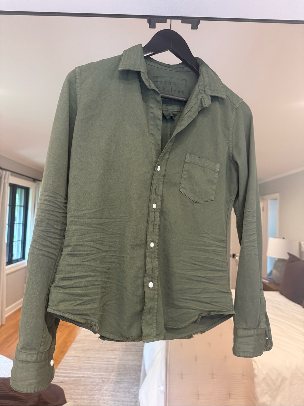 Frank & Eileen Olive Green Barry Button-Down Shirt